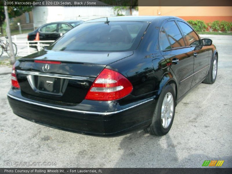 Black / Stone 2006 Mercedes-Benz E 320 CDI Sedan