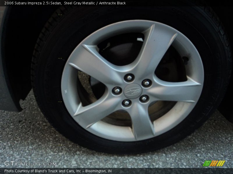 Steel Gray Metallic / Anthracite Black 2006 Subaru Impreza 2.5i Sedan