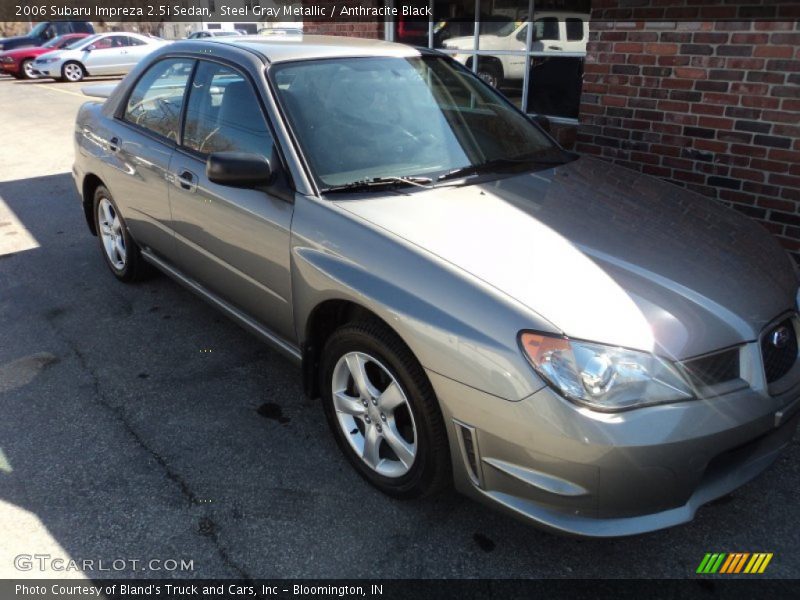 Steel Gray Metallic / Anthracite Black 2006 Subaru Impreza 2.5i Sedan