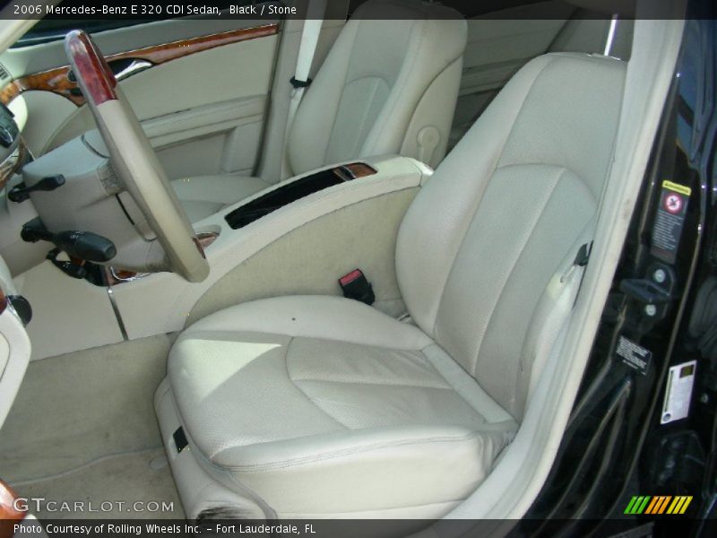 Black / Stone 2006 Mercedes-Benz E 320 CDI Sedan