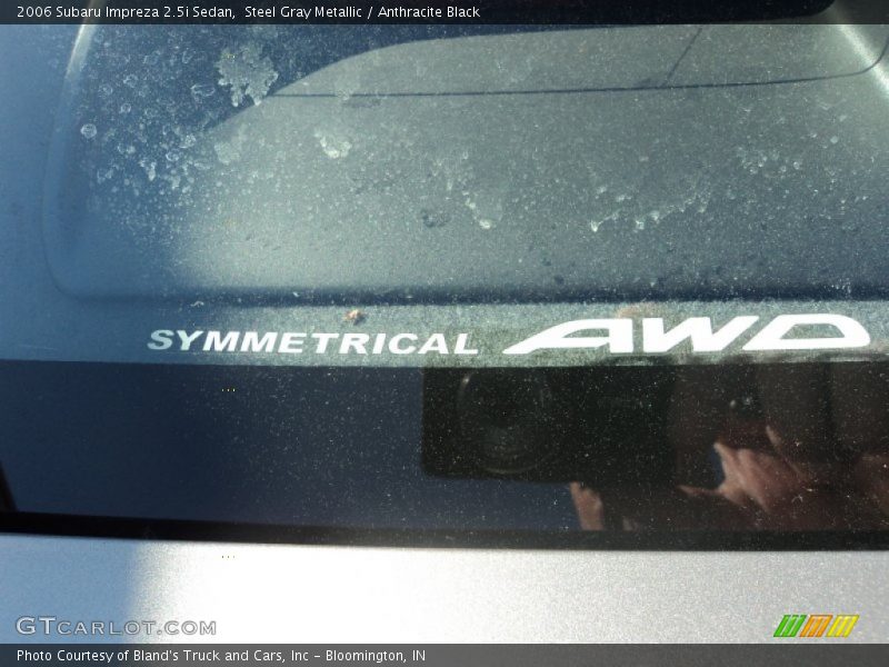 Steel Gray Metallic / Anthracite Black 2006 Subaru Impreza 2.5i Sedan