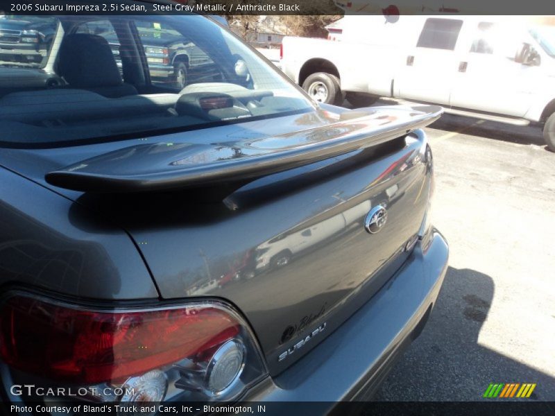 Steel Gray Metallic / Anthracite Black 2006 Subaru Impreza 2.5i Sedan