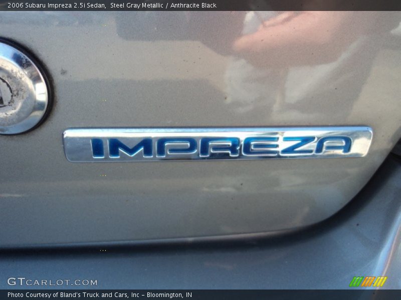 Steel Gray Metallic / Anthracite Black 2006 Subaru Impreza 2.5i Sedan