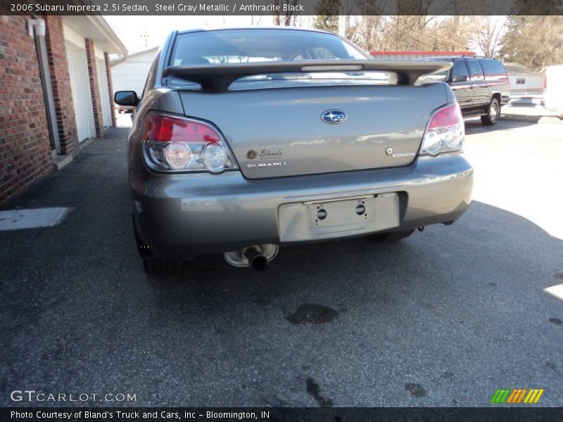 Steel Gray Metallic / Anthracite Black 2006 Subaru Impreza 2.5i Sedan