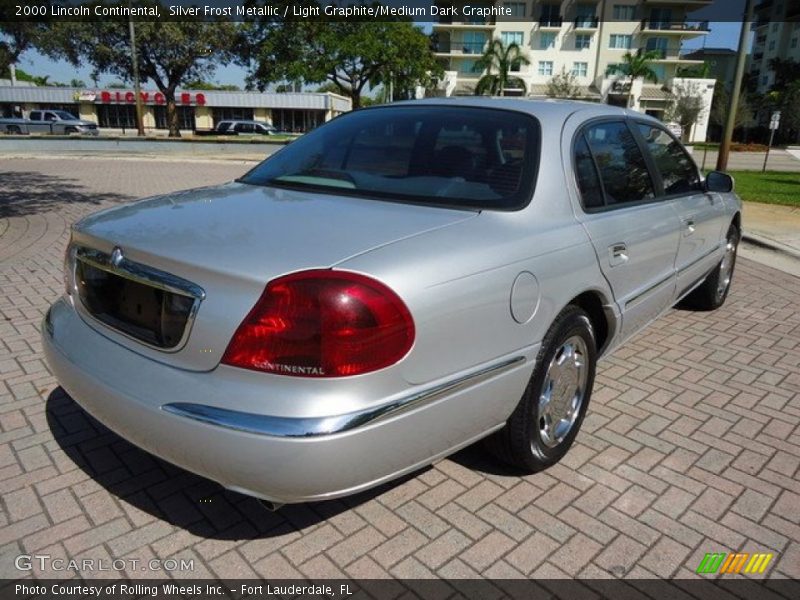 Silver Frost Metallic / Light Graphite/Medium Dark Graphite 2000 Lincoln Continental