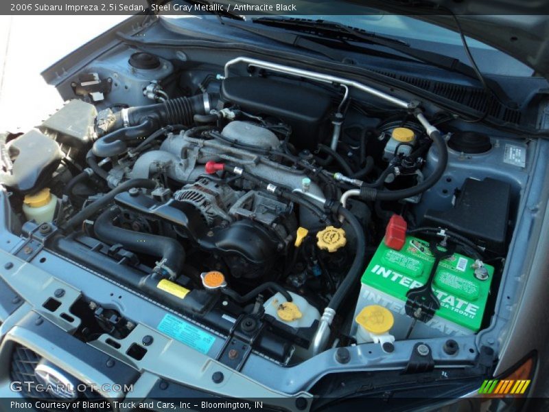 Steel Gray Metallic / Anthracite Black 2006 Subaru Impreza 2.5i Sedan