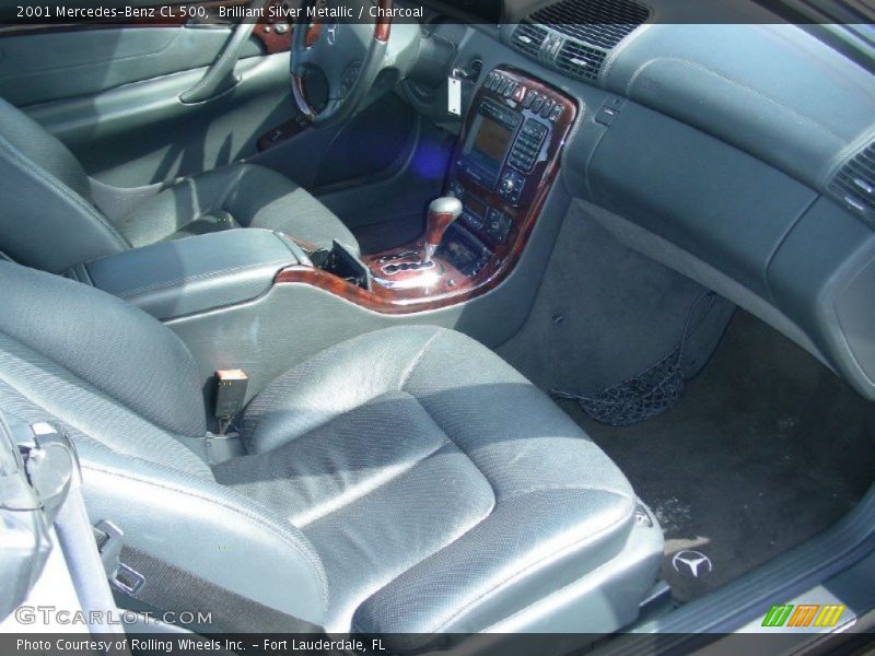 Brilliant Silver Metallic / Charcoal 2001 Mercedes-Benz CL 500