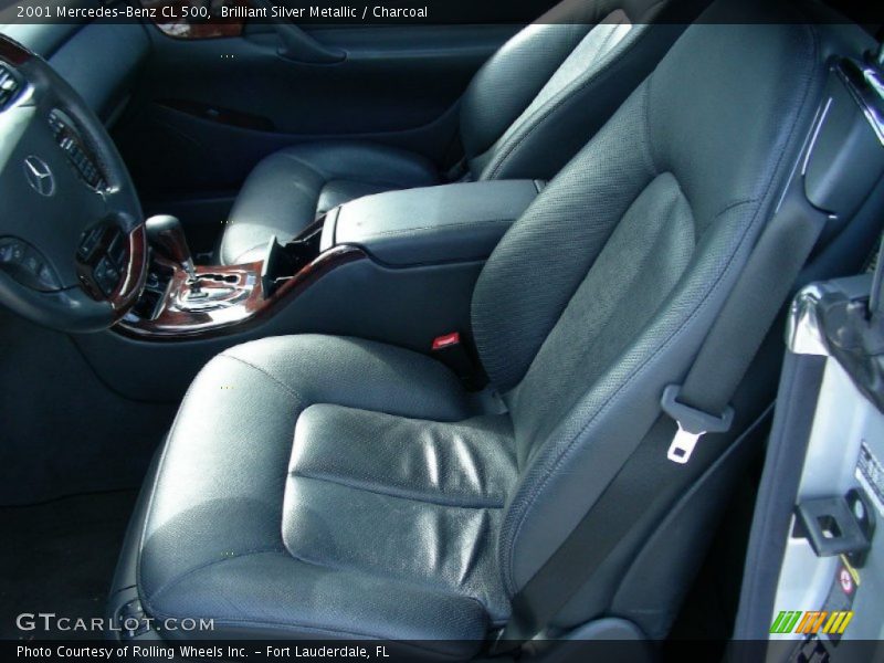 Brilliant Silver Metallic / Charcoal 2001 Mercedes-Benz CL 500