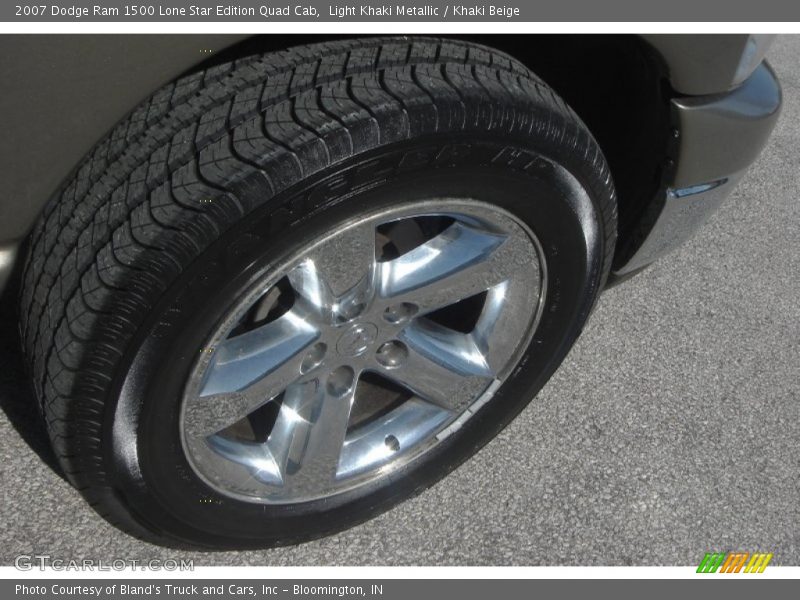 Light Khaki Metallic / Khaki Beige 2007 Dodge Ram 1500 Lone Star Edition Quad Cab