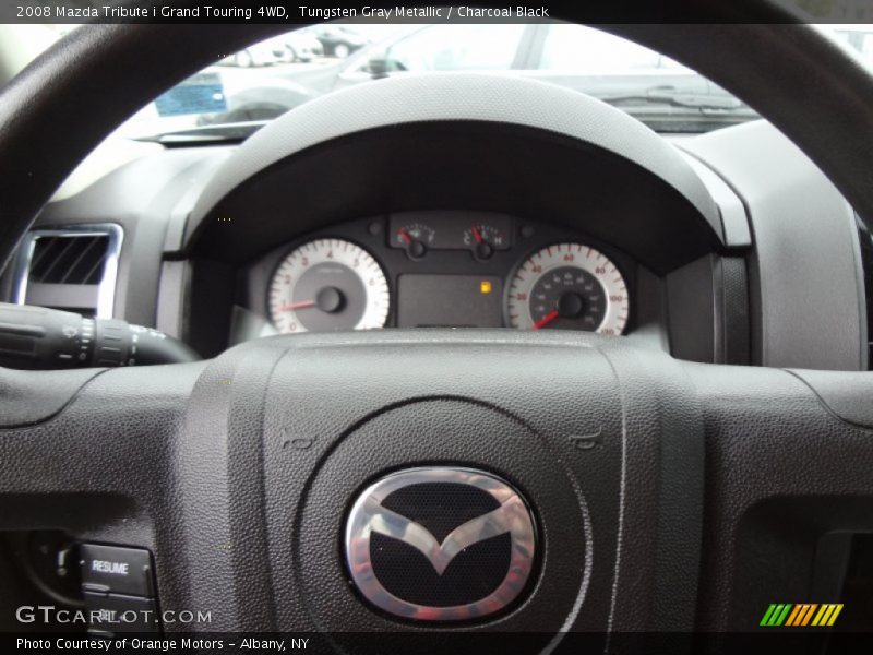 Tungsten Gray Metallic / Charcoal Black 2008 Mazda Tribute i Grand Touring 4WD