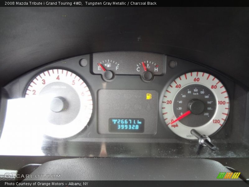 Tungsten Gray Metallic / Charcoal Black 2008 Mazda Tribute i Grand Touring 4WD