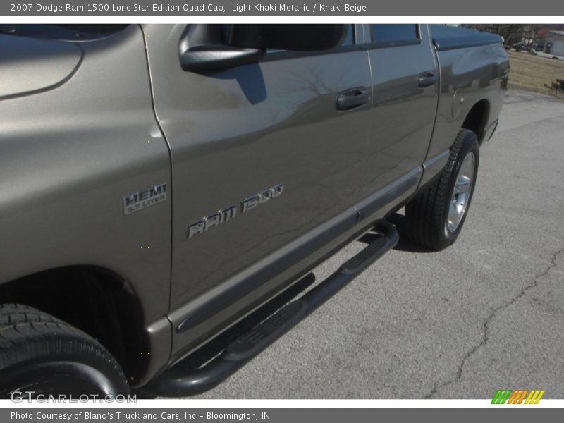 Light Khaki Metallic / Khaki Beige 2007 Dodge Ram 1500 Lone Star Edition Quad Cab