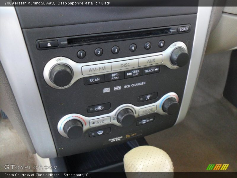 Deep Sapphire Metallic / Black 2009 Nissan Murano SL AWD