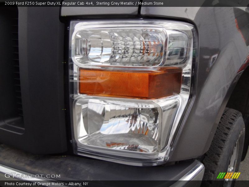 Sterling Grey Metallic / Medium Stone 2009 Ford F250 Super Duty XL Regular Cab 4x4