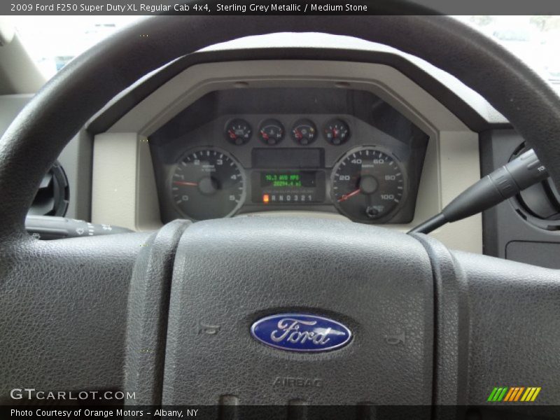 Sterling Grey Metallic / Medium Stone 2009 Ford F250 Super Duty XL Regular Cab 4x4