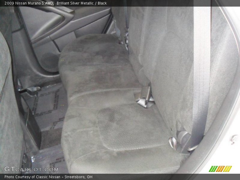 Brilliant Silver Metallic / Black 2009 Nissan Murano S AWD