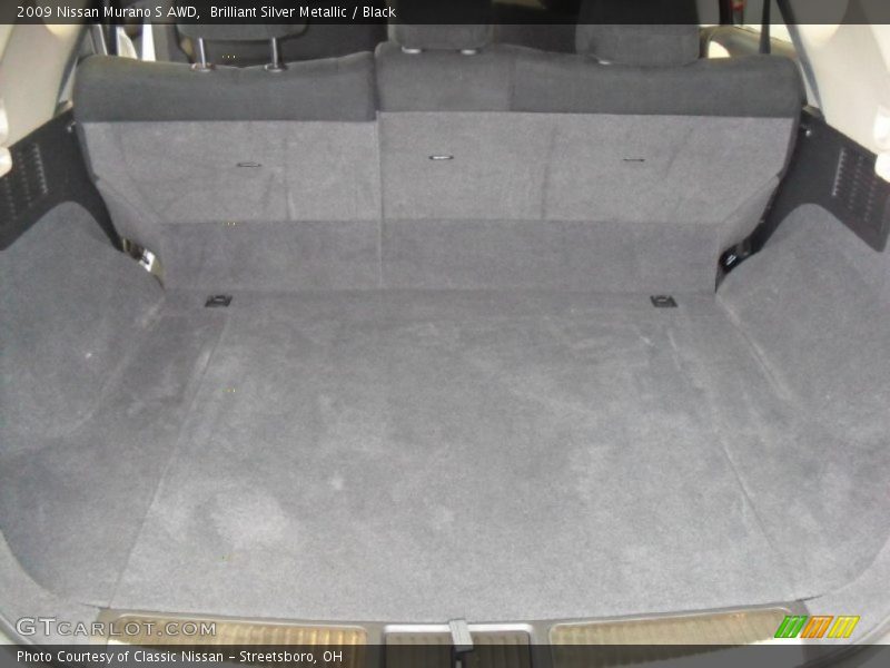 Brilliant Silver Metallic / Black 2009 Nissan Murano S AWD