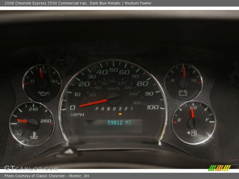 Dark Blue Metallic / Medium Pewter 2008 Chevrolet Express 2500 Commercial Van