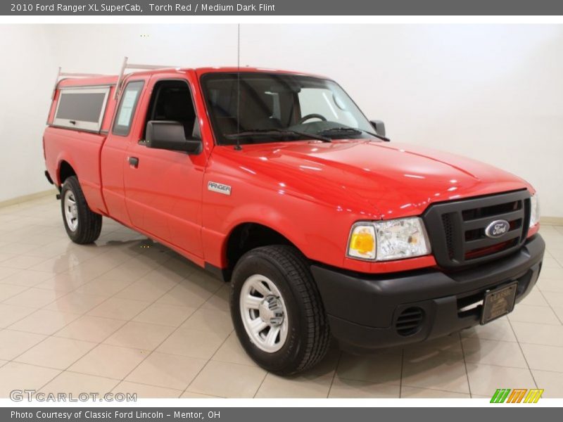 Torch Red / Medium Dark Flint 2010 Ford Ranger XL SuperCab