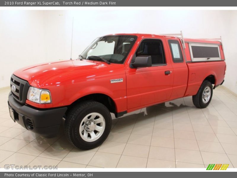 Torch Red / Medium Dark Flint 2010 Ford Ranger XL SuperCab