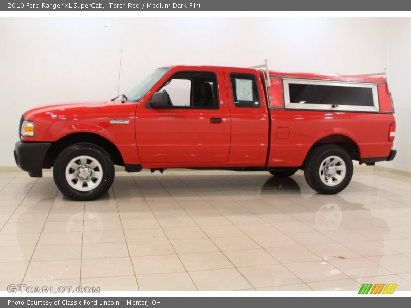 Torch Red / Medium Dark Flint 2010 Ford Ranger XL SuperCab