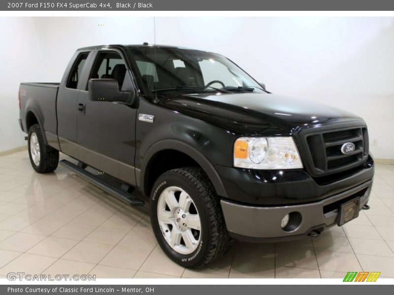 Black / Black 2007 Ford F150 FX4 SuperCab 4x4
