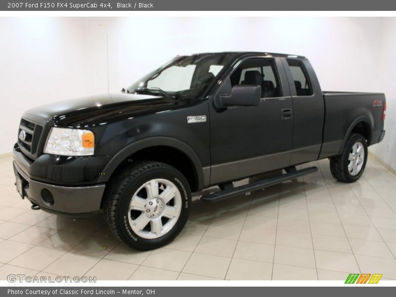 Black / Black 2007 Ford F150 FX4 SuperCab 4x4