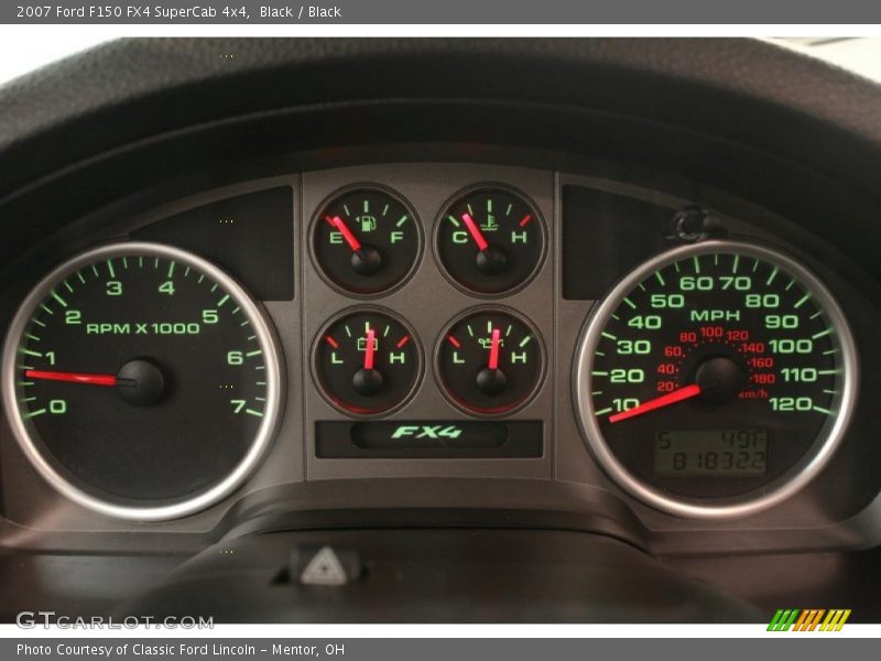  2007 F150 FX4 SuperCab 4x4 FX4 SuperCab 4x4 Gauges