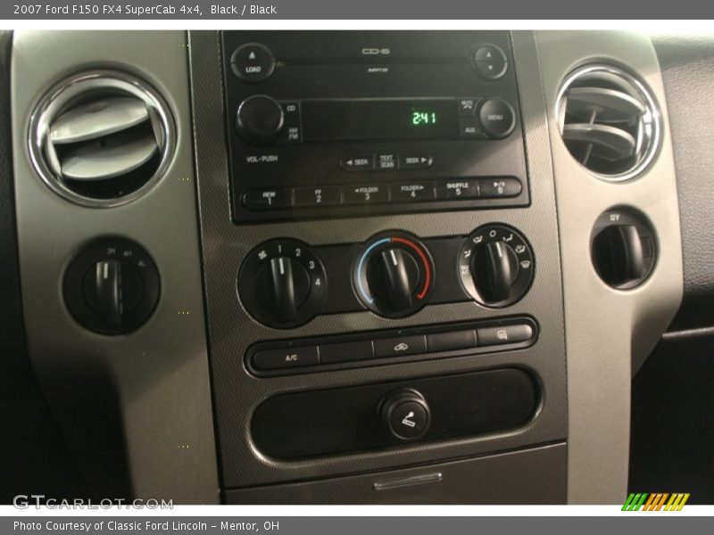 Black / Black 2007 Ford F150 FX4 SuperCab 4x4