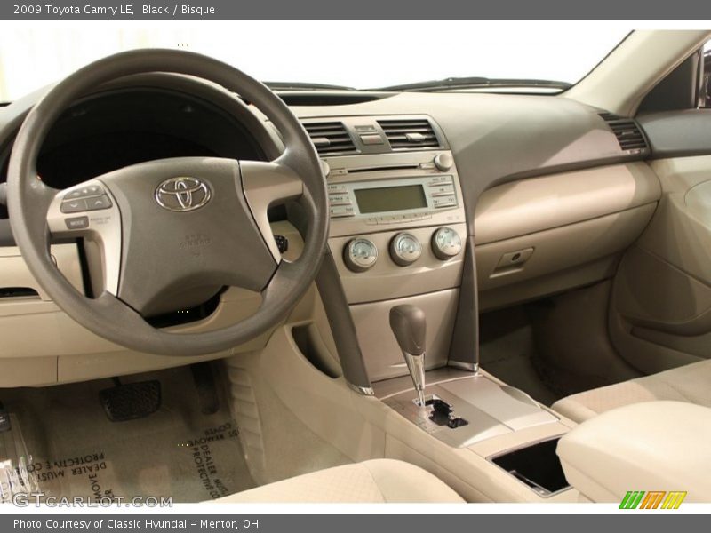 Black / Bisque 2009 Toyota Camry LE