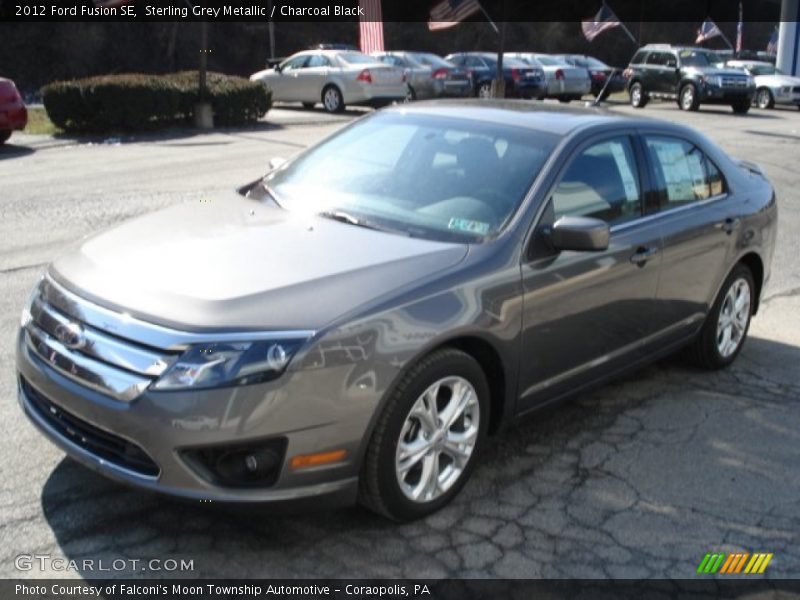 Sterling Grey Metallic / Charcoal Black 2012 Ford Fusion SE