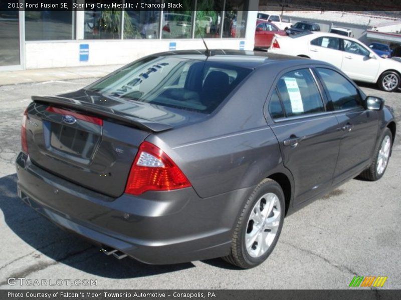 Sterling Grey Metallic / Charcoal Black 2012 Ford Fusion SE