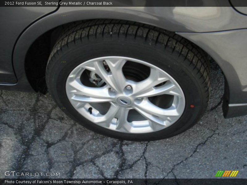 Sterling Grey Metallic / Charcoal Black 2012 Ford Fusion SE