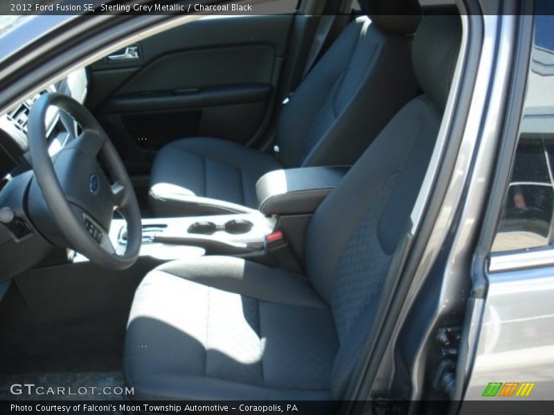 Sterling Grey Metallic / Charcoal Black 2012 Ford Fusion SE