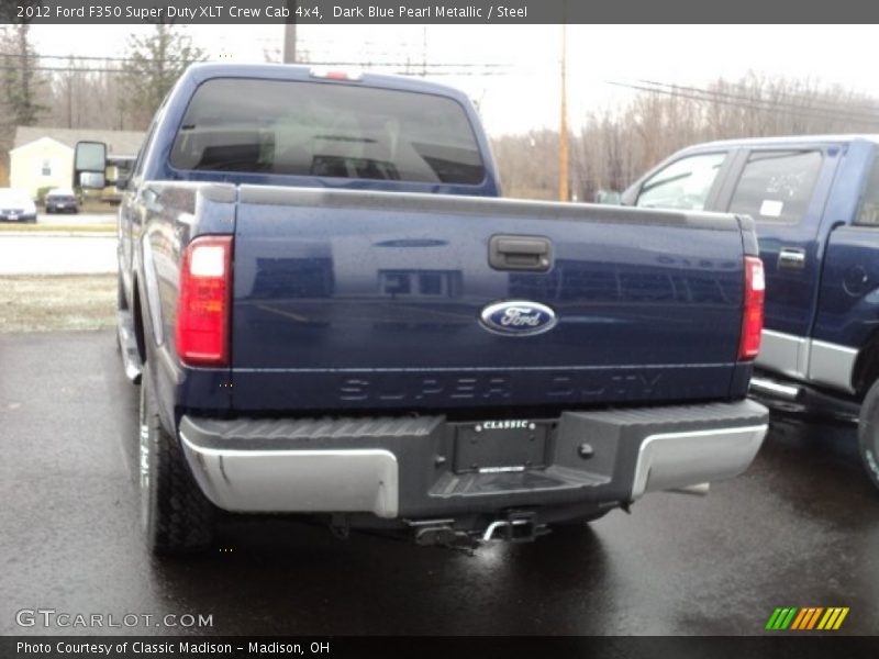 Dark Blue Pearl Metallic / Steel 2012 Ford F350 Super Duty XLT Crew Cab 4x4