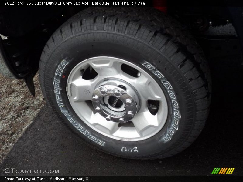 Dark Blue Pearl Metallic / Steel 2012 Ford F350 Super Duty XLT Crew Cab 4x4