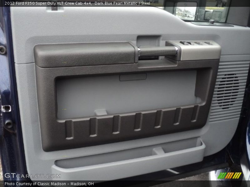 Dark Blue Pearl Metallic / Steel 2012 Ford F350 Super Duty XLT Crew Cab 4x4