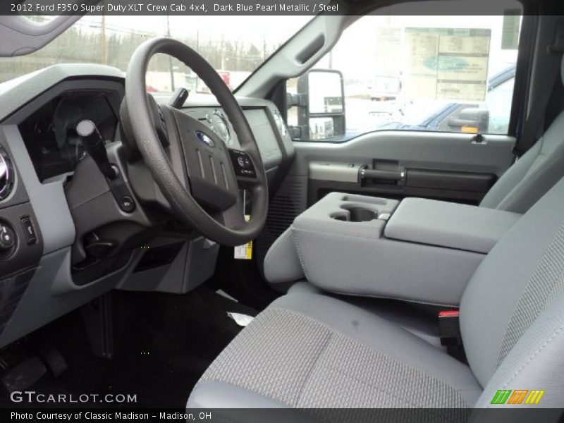 Dark Blue Pearl Metallic / Steel 2012 Ford F350 Super Duty XLT Crew Cab 4x4