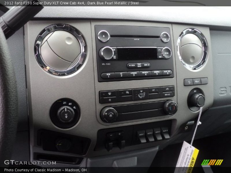 Dark Blue Pearl Metallic / Steel 2012 Ford F350 Super Duty XLT Crew Cab 4x4