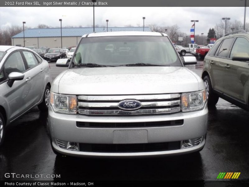Ingot Silver Metallic / Charcoal Black 2012 Ford Flex SEL