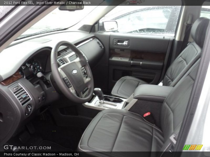 Ingot Silver Metallic / Charcoal Black 2012 Ford Flex SEL