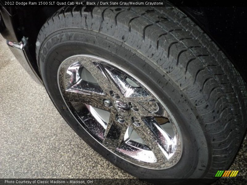 Black / Dark Slate Gray/Medium Graystone 2012 Dodge Ram 1500 SLT Quad Cab 4x4