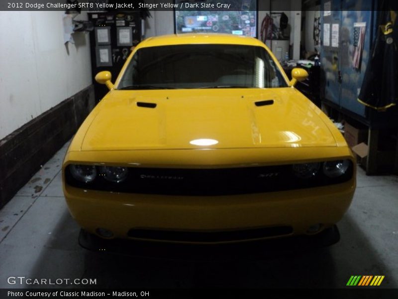 Stinger Yellow / Dark Slate Gray 2012 Dodge Challenger SRT8 Yellow Jacket