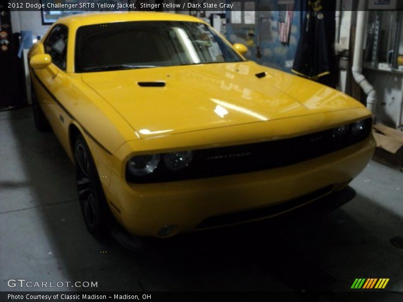 Stinger Yellow / Dark Slate Gray 2012 Dodge Challenger SRT8 Yellow Jacket