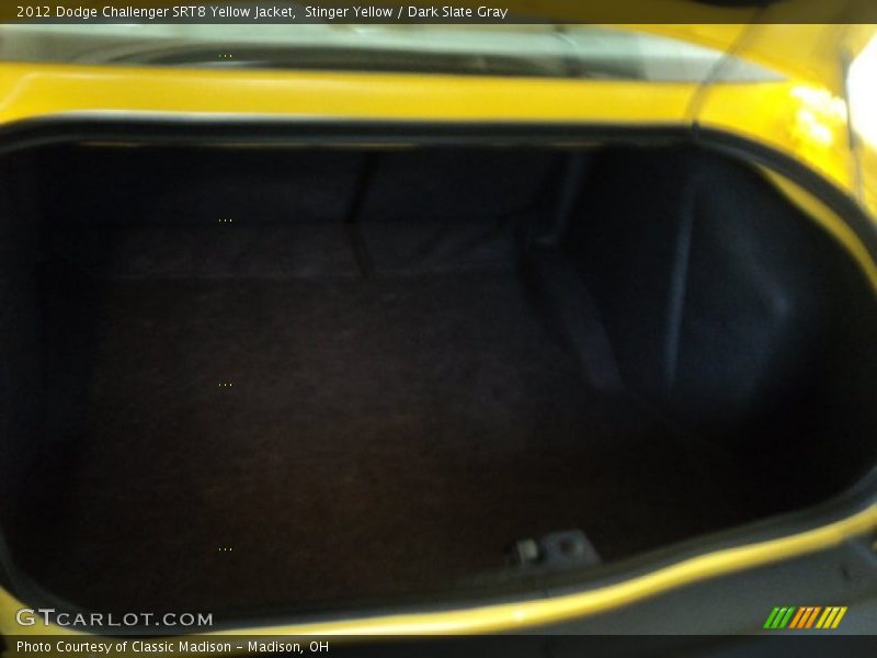 Stinger Yellow / Dark Slate Gray 2012 Dodge Challenger SRT8 Yellow Jacket