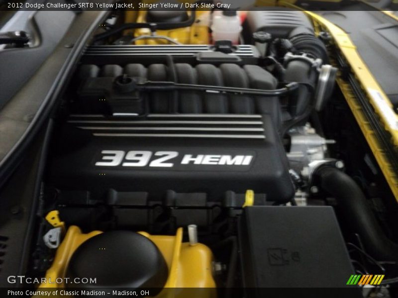 Stinger Yellow / Dark Slate Gray 2012 Dodge Challenger SRT8 Yellow Jacket