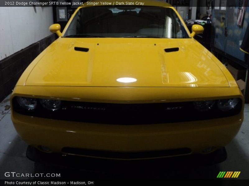 Stinger Yellow / Dark Slate Gray 2012 Dodge Challenger SRT8 Yellow Jacket