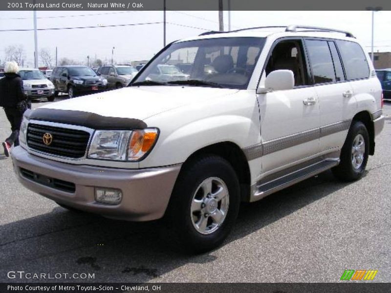 Natural White / Oak 2001 Toyota Land Cruiser