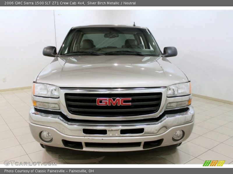 Silver Birch Metallic / Neutral 2006 GMC Sierra 1500 SLT Z71 Crew Cab 4x4