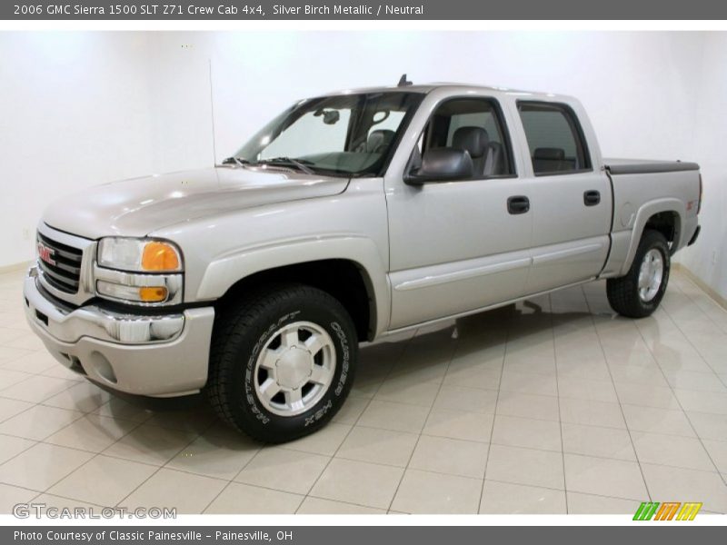 Silver Birch Metallic / Neutral 2006 GMC Sierra 1500 SLT Z71 Crew Cab 4x4